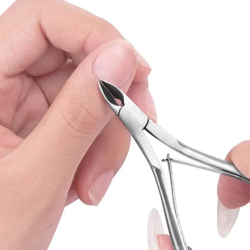 Professional Stainless Steel Cuticle Nail Nipper Clipper Nail Art Manicure Pedicure Trim Plier Cutter Beauty Scissors Tools