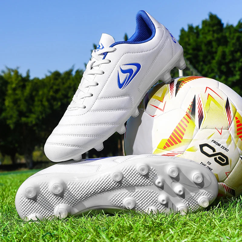 New Men Football Boots Outdoor Soccer Shoes TF FG Grass Cleats Comfortable Training Shoes Match Futsal Breathable Sport Indoor