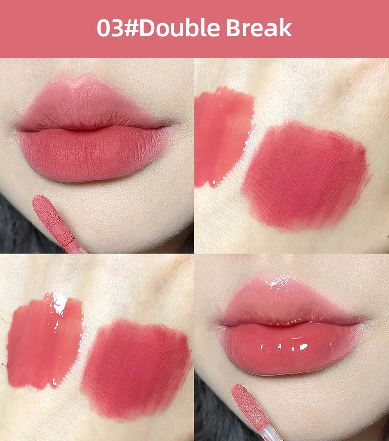 6 Colors Sexy Red Liquid Lipstick Moisturizing Lip Glaze Tint Long Lasting Matte Lip Mud Waterproof Velvet Lipstick Lips Makeup