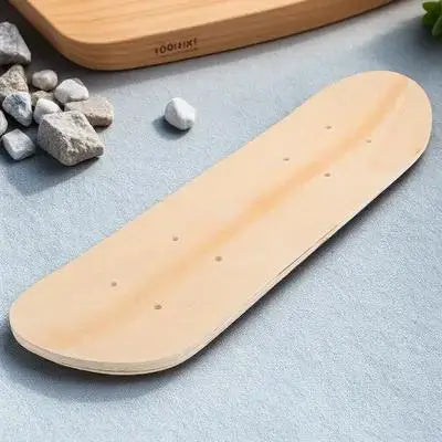 Blank Wood Skateboard Deck DIY Unpainted Board for Teens Adults Custom Design Strong and Sturdy Riding Experience for Families
