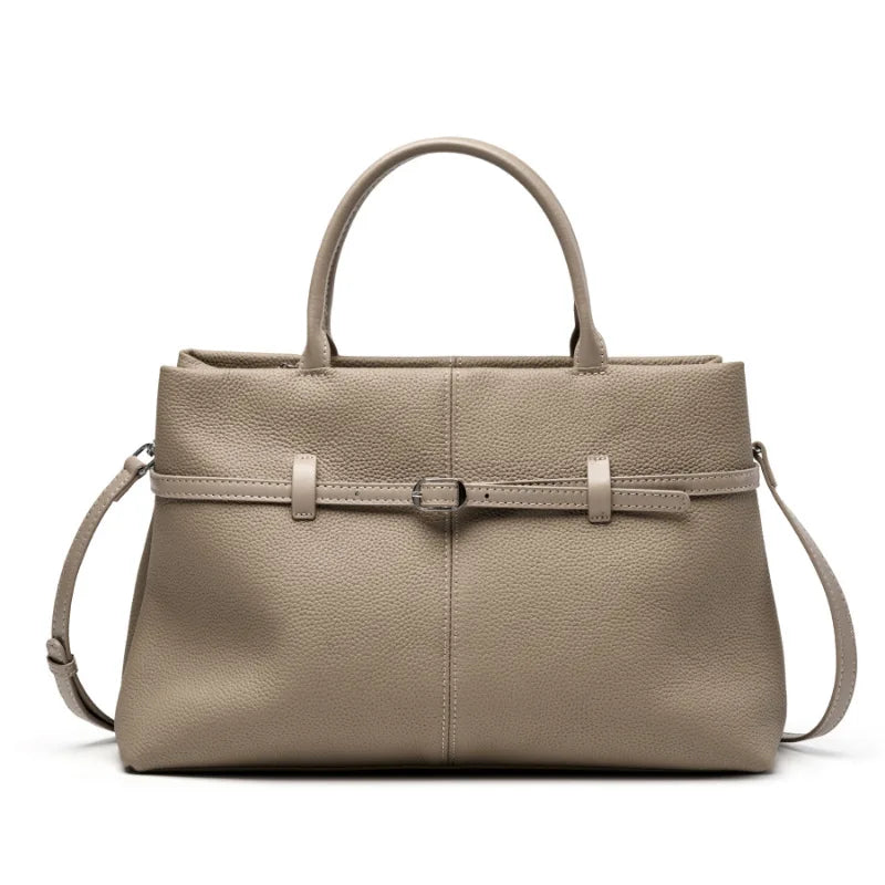 Women's Bags 2025 Genuine Leather Large Capacity Office Commuting Designer Inspired Tote Shoulder Bag Luxury Handbags for Women