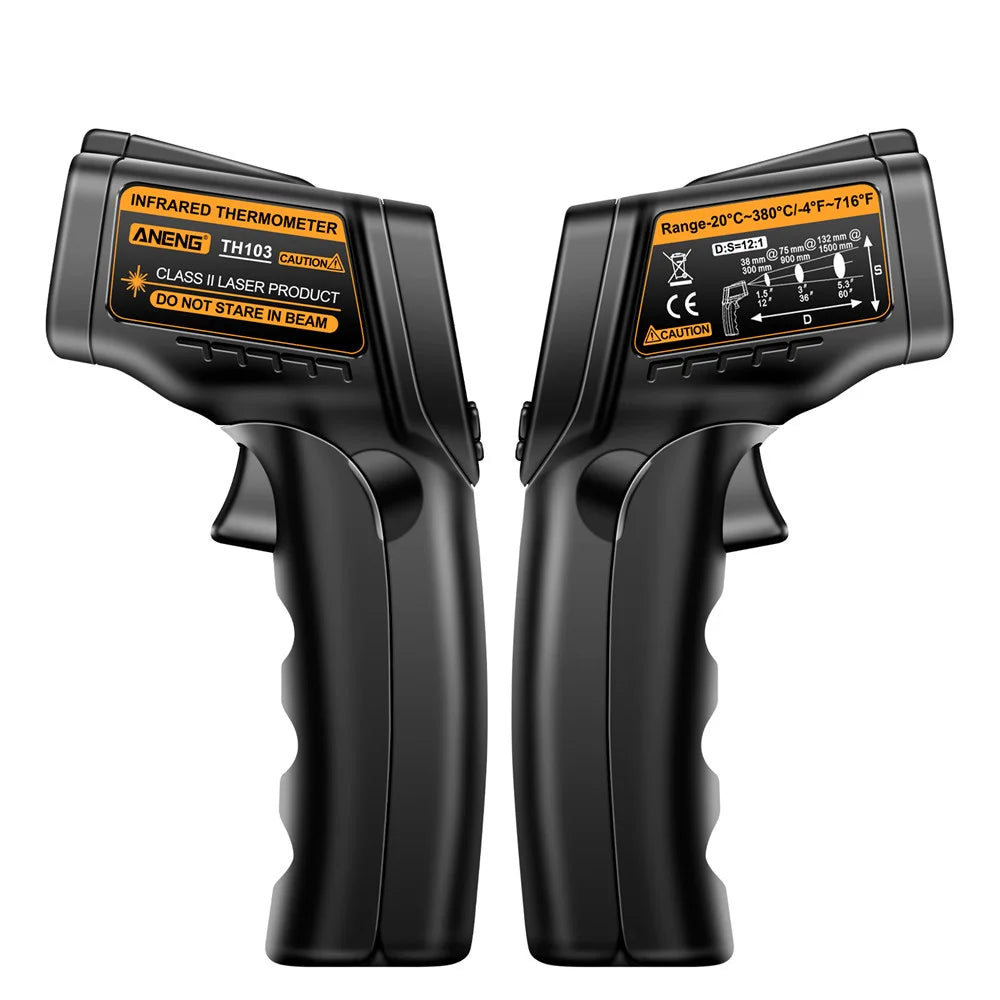 TH103 Digital Infrared Thermal imager Handheld Non Contact IR Laser Thermometer For Cooking Meat Pool Pizza Oven BBQ Food
