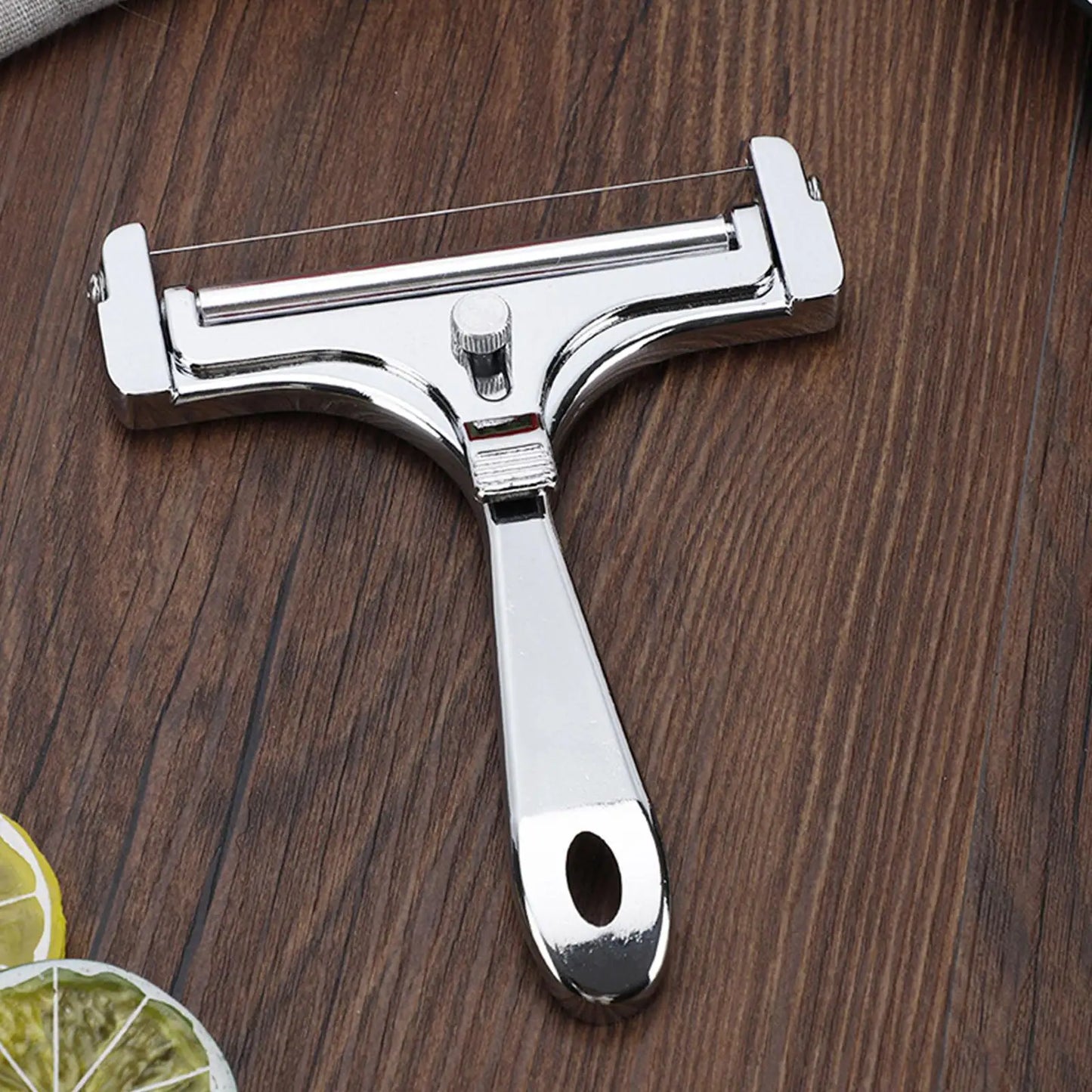 Cheese Slicer Adjustable Thickness Heavy Cheese Cutters With Wires For Soft Semi-Hard Cheese Butter With Cutting Wires
