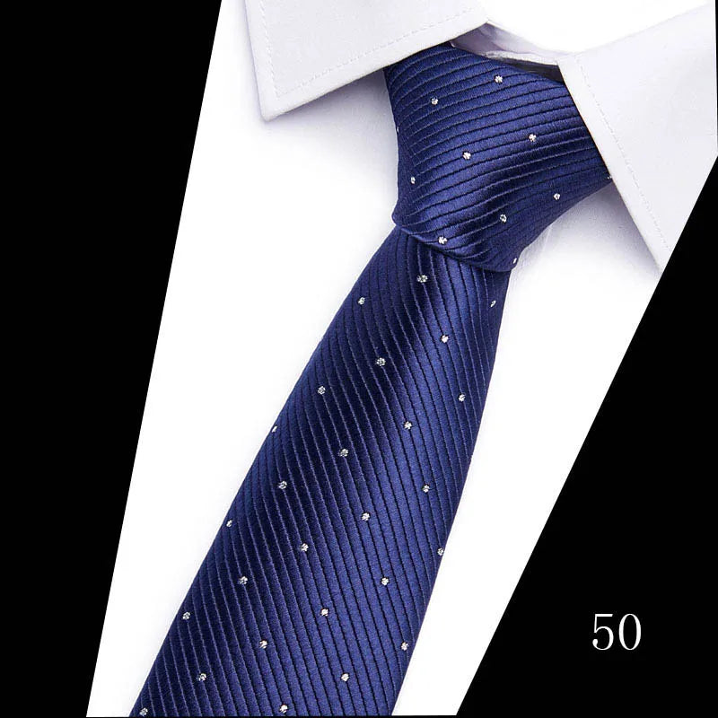 Hot Sale Necktie Man 7.5 cm Silk Tie Solid Color Gravatas Suit Accessories Fit Wedding Holiday Party