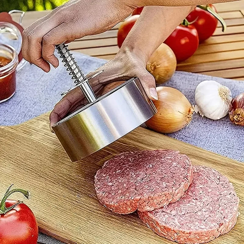 1PC Non-Stick Hamburger Patty Press,Cheeseburger Patty Maker Mold For Meat Beef Cheese Veggie,Burger Maker For Grill Griddle BBQ