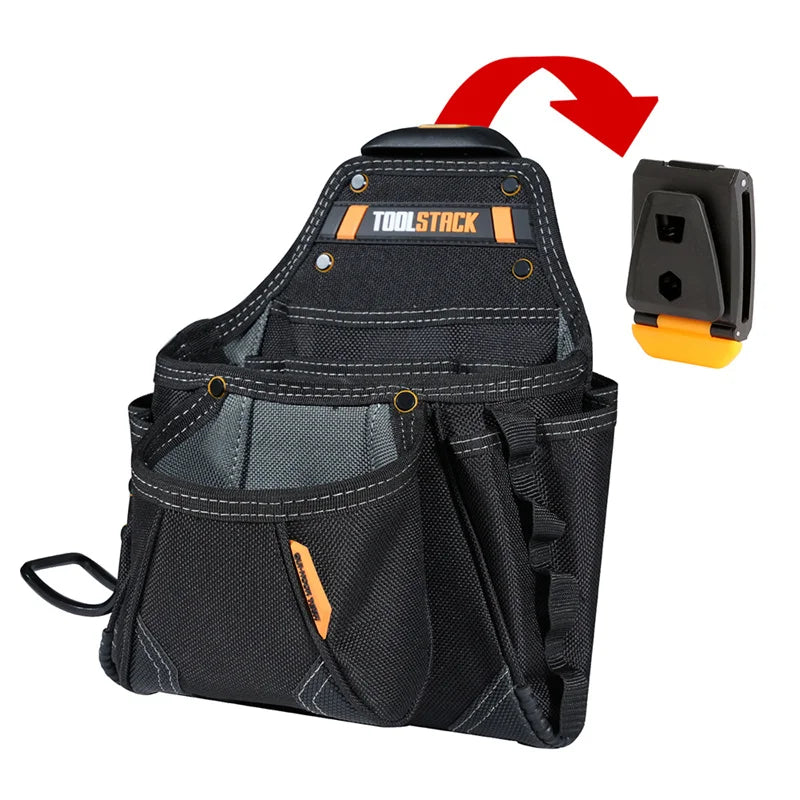 TOOLSTACK TSK-02 Framer Pouch Double -Pocket Multifunctional Tool Waist Bag Durable Bags Carpenters Pouch Tools Package Bag Work