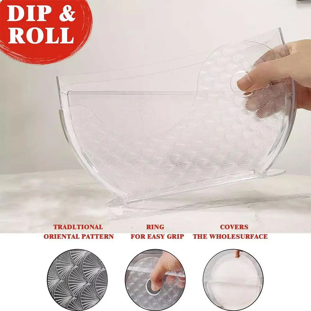 NEW High-end Rice Paper Wrappers Spring Roll Water Bowl Rice Paper Water Holder Vietnamese Pie Crust Box Creative Kitchen Tools