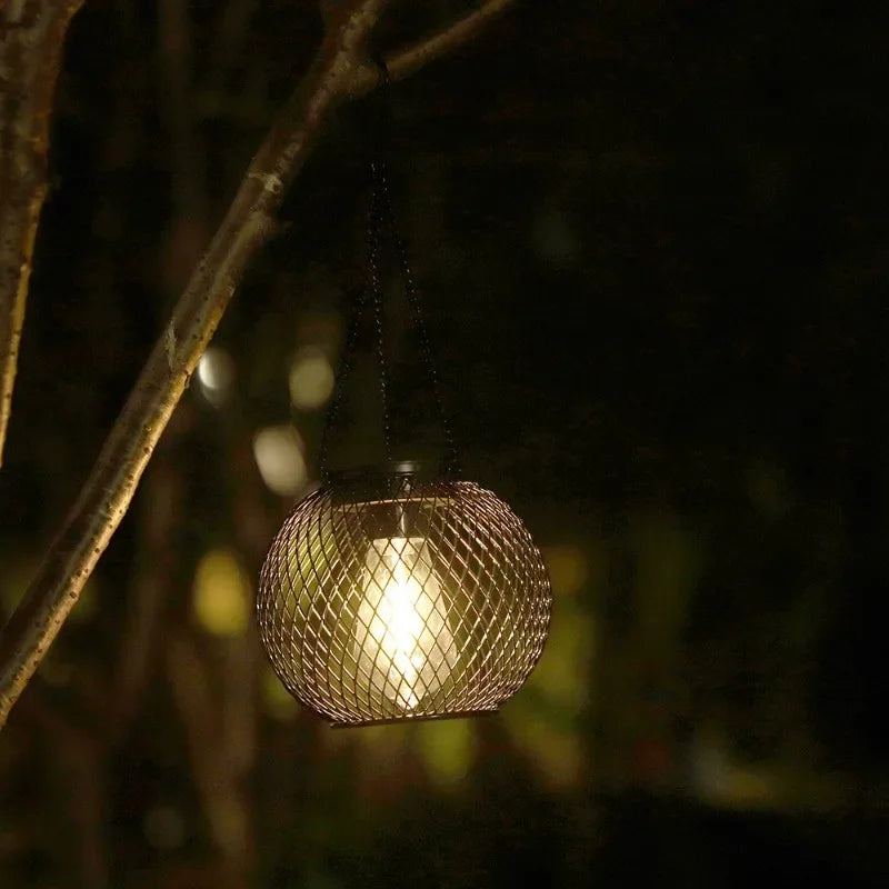 Solar Lantern Outdoor, Solar Lights for Outside Decorative Outdoor Hanging Lights Waterproof Solar Lanterns, yard garden lamp