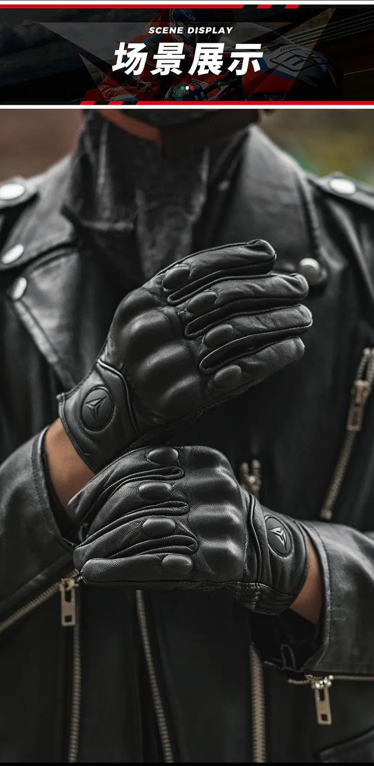 Motorcycle Gloves Waterproof Windproof Winter Warm Summer Breathable Touch Operate Guantes Moto Fist Palm Protect