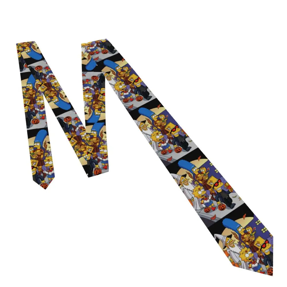 Personalized The S-Simpsones Homer Neck Ties Men Formal Silk Wedding Neckties