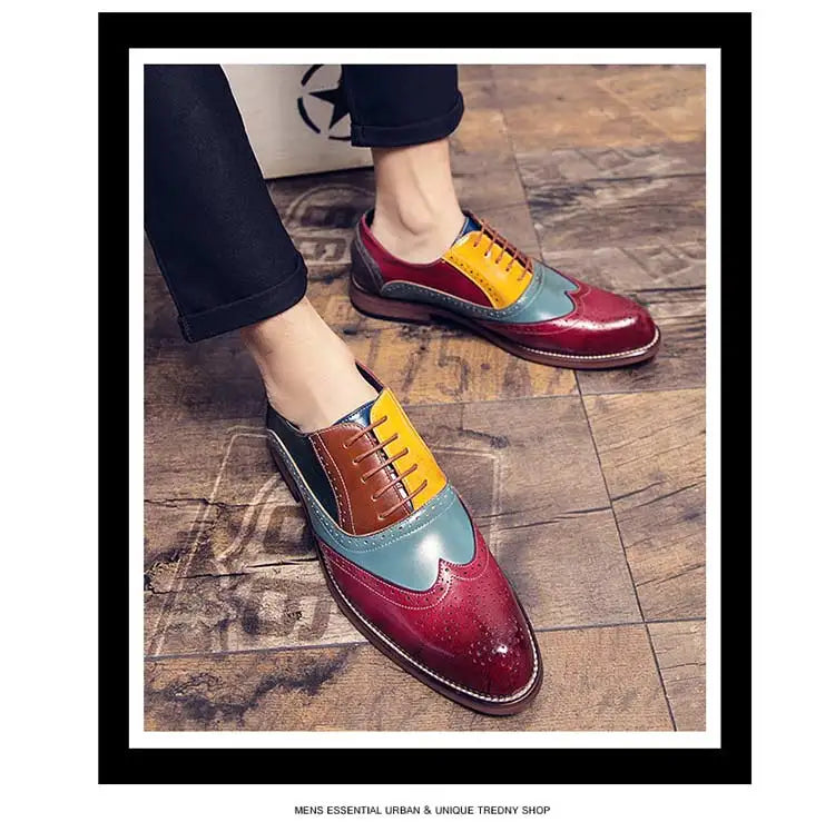 High Quality Business Formal Leather Shoes Mens Casual Dress Shoes Classic Italian Formal Oxford Elegant Shoes Men Office Shoes