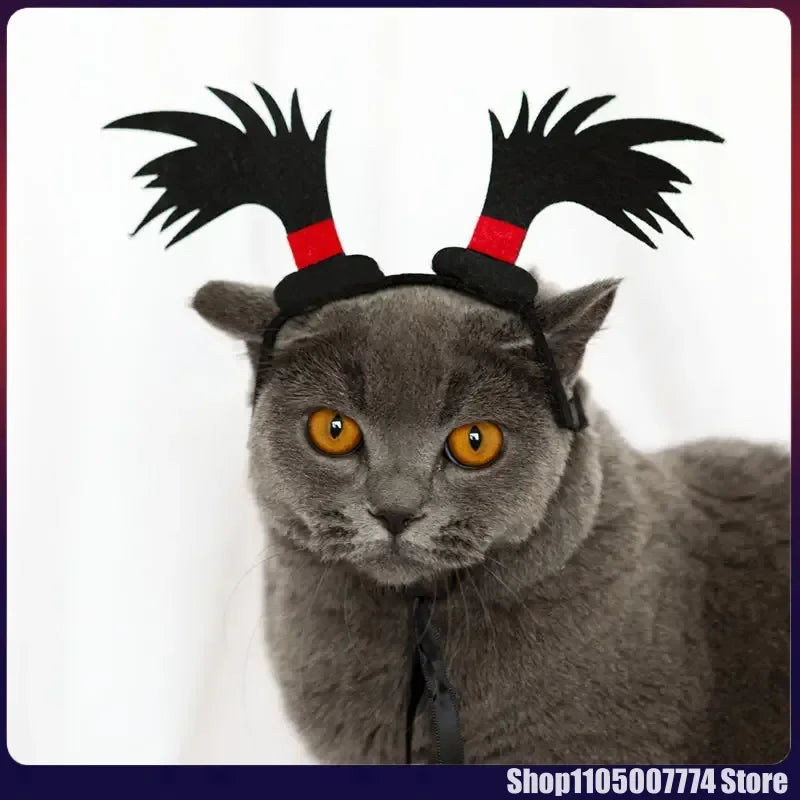 Pet Costume Funny Headwear for Cat Puppy Dog Halloween Photography Props Party Supplies Pet Accessories