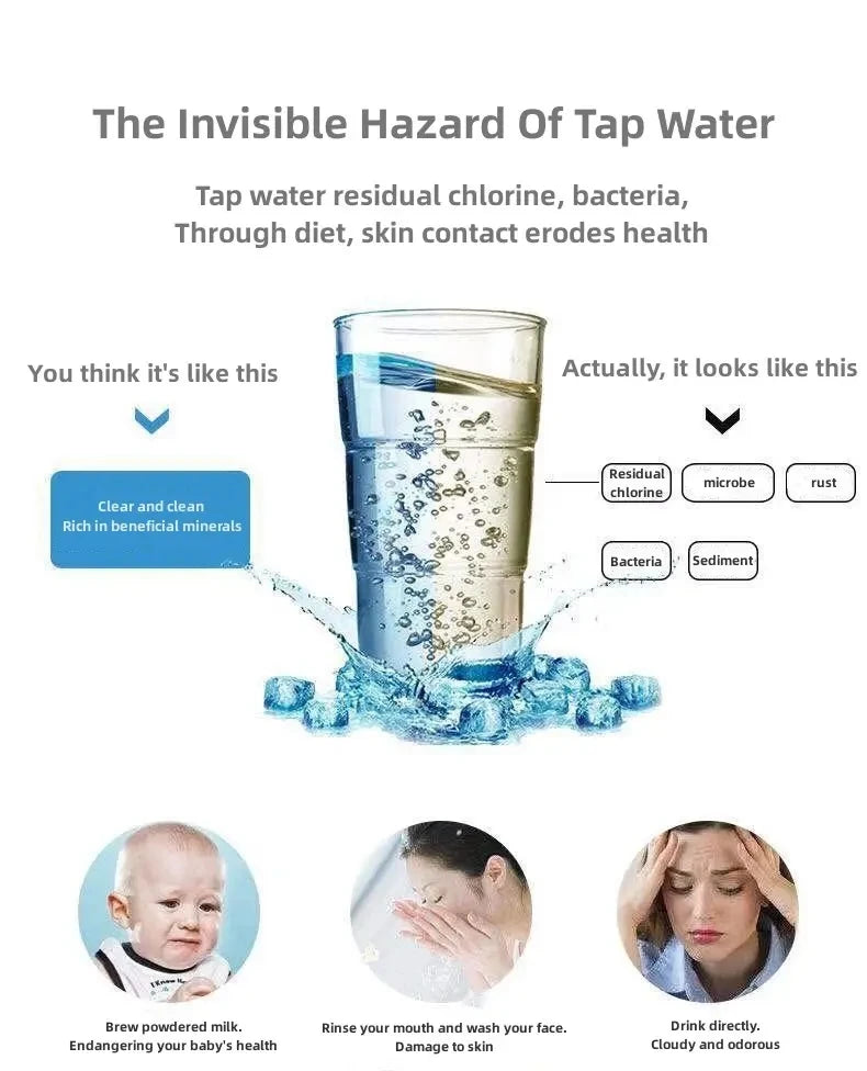 Tap Water Filter Washable Replacement Kitchen Faucet Long Lasting Filtro Water Purifier Tap Filter