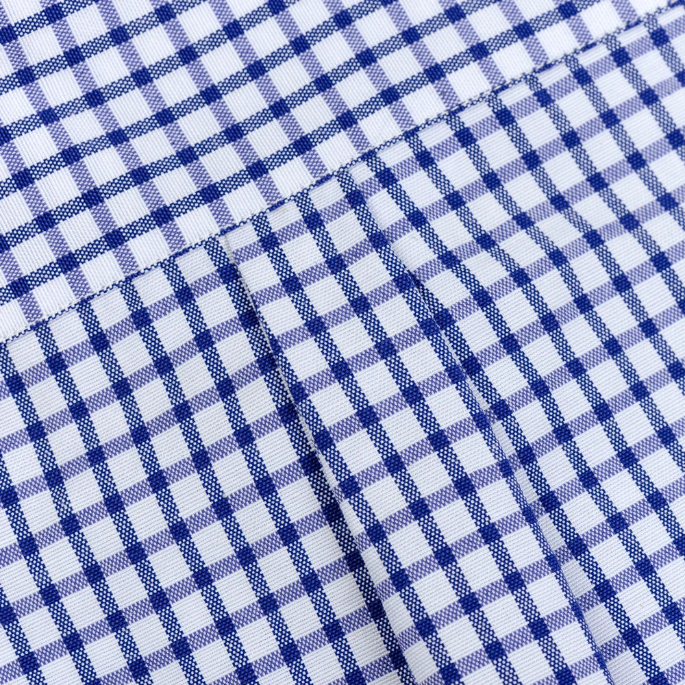 Men's Long Sleeve Oxford Plaid Striped Work Casual Shirt with Pocket, Spring Autumn  Cotton Blend Regular-fit Button-down Shirts