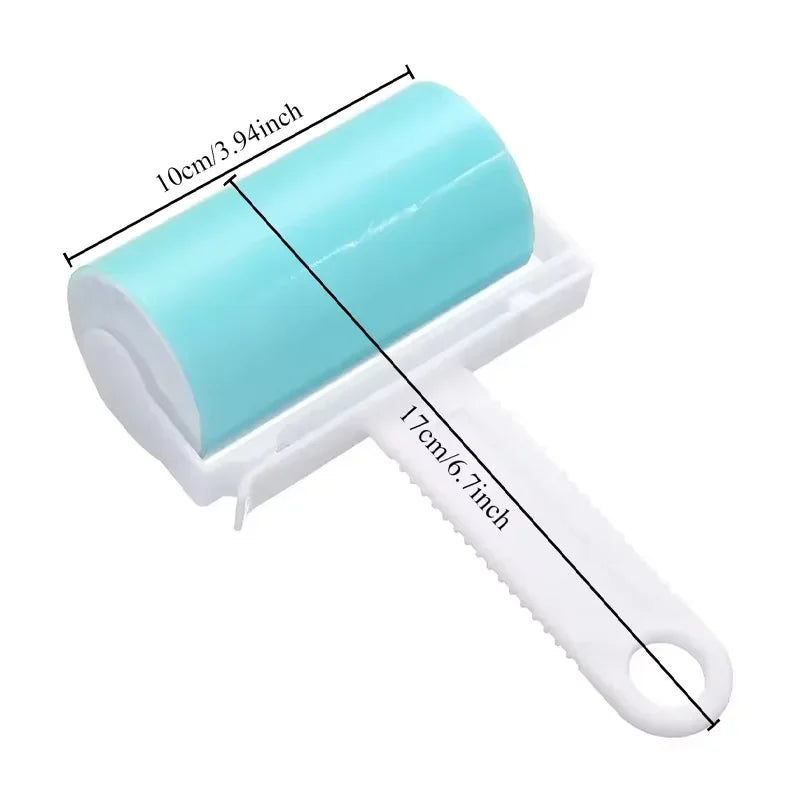 Washable Lint Roller Reusable Pet Hair Remover Brush Sticky Hair Removal Tool for Clothes Lint