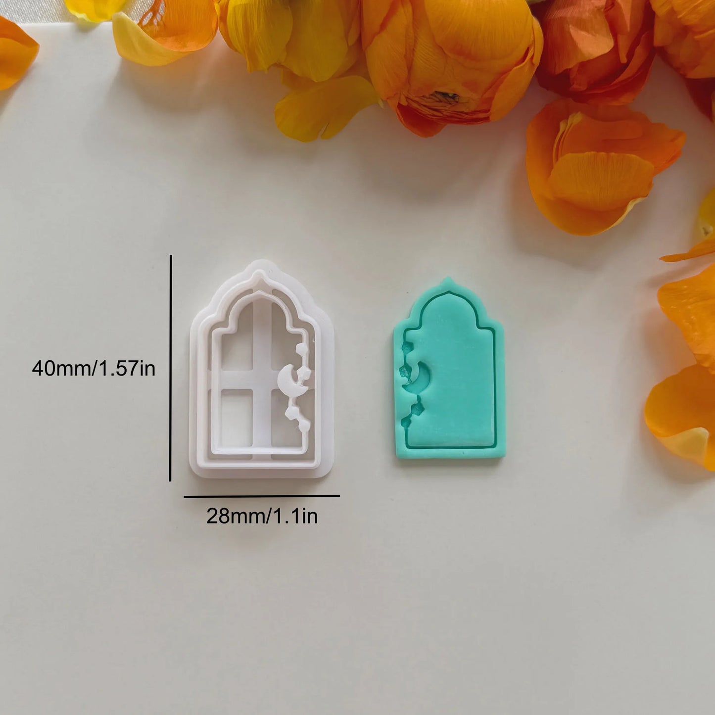 Arabesque Polymer Clay Cutter Islamic Cutting Mold Temple Mosque Ramadan Style Cutters Arabian 3D Cutters 3D Clay Cutter