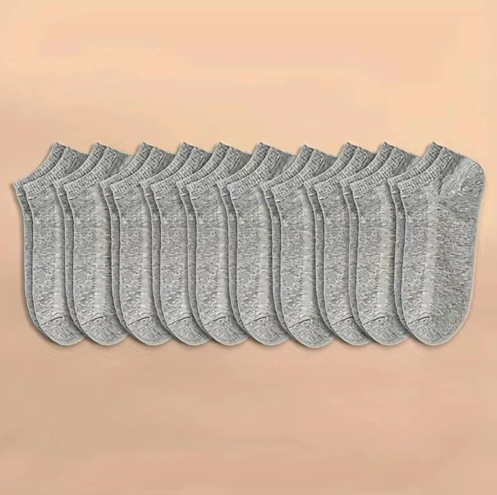 10/5/3MEN'S Mid-calf Socks Cotton Socks for All Seasons, Solid Colour and Versatile