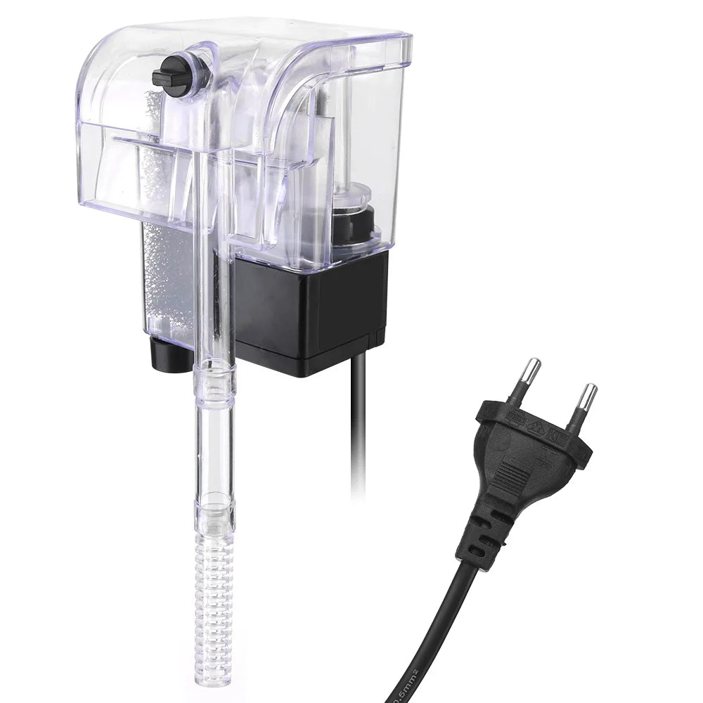 Water Pumps External Hang Up Filter for Aquarium Fish Tank Filter Oxygen Submersible Water Purifier Mini Aquarium Filter