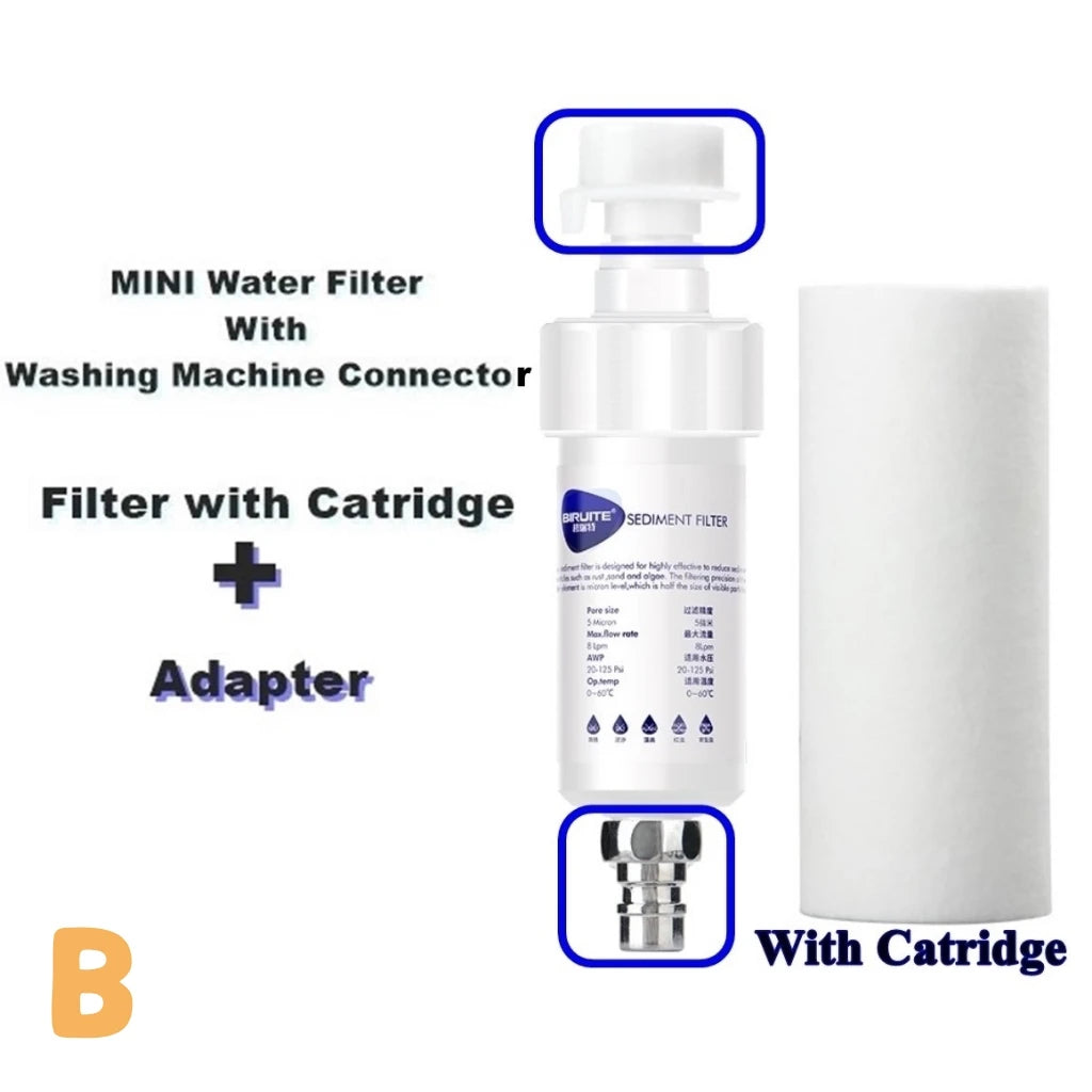 5'' PRE FILTER Water Filter Cartridge Washing Machine Filter Water Filter Replacements for Toilet Shower Water Heater Pre-filter