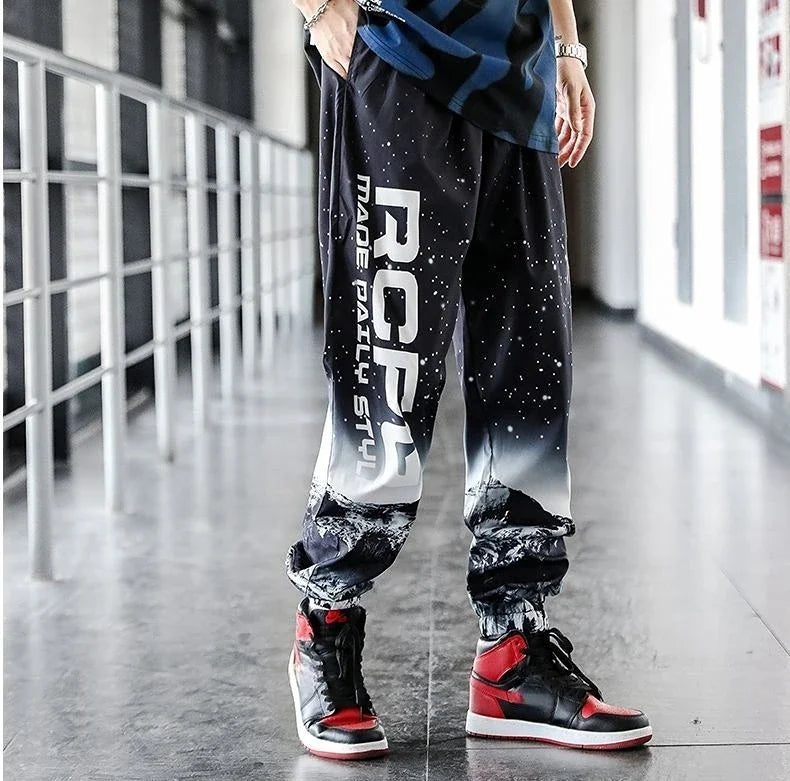 Sweatpants For Men Hip-hop Male Sweat Pants Track Trousers Training Black Athletic Sport Stylish Trend Popular New Items In Y2k