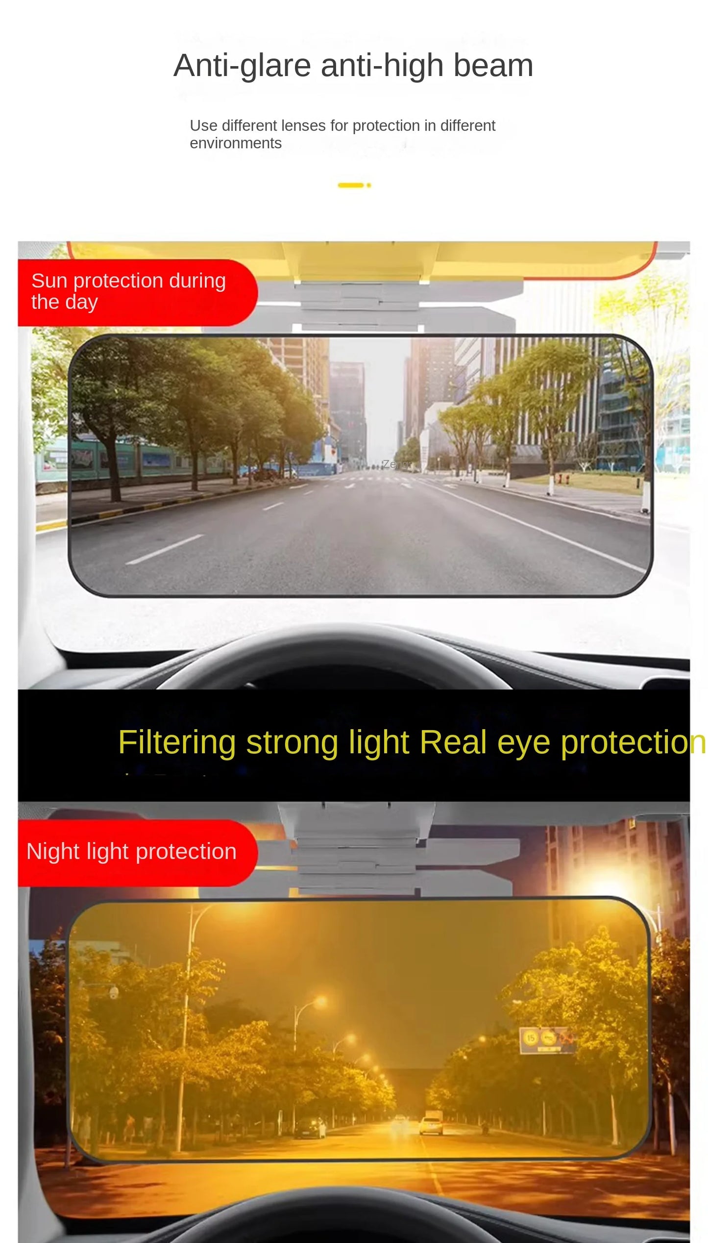 Hot Sale Day Night Car Vision Driver's Eyewear Anti Anti-Glare Night Vision Driver Goggles Night Driving Enhanced Light Glasses
