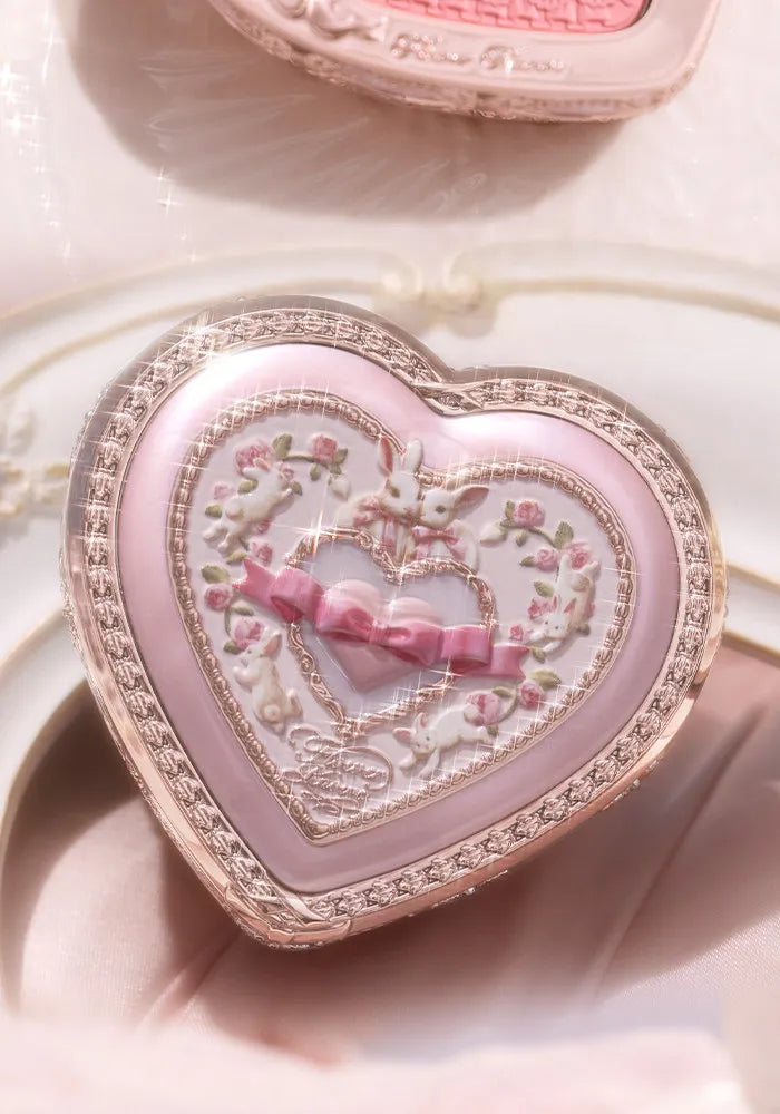 Flower Knows Bunny Garden Collection blush Lyophilized Silk Natural Look Facial Makeup Original Cosmetics