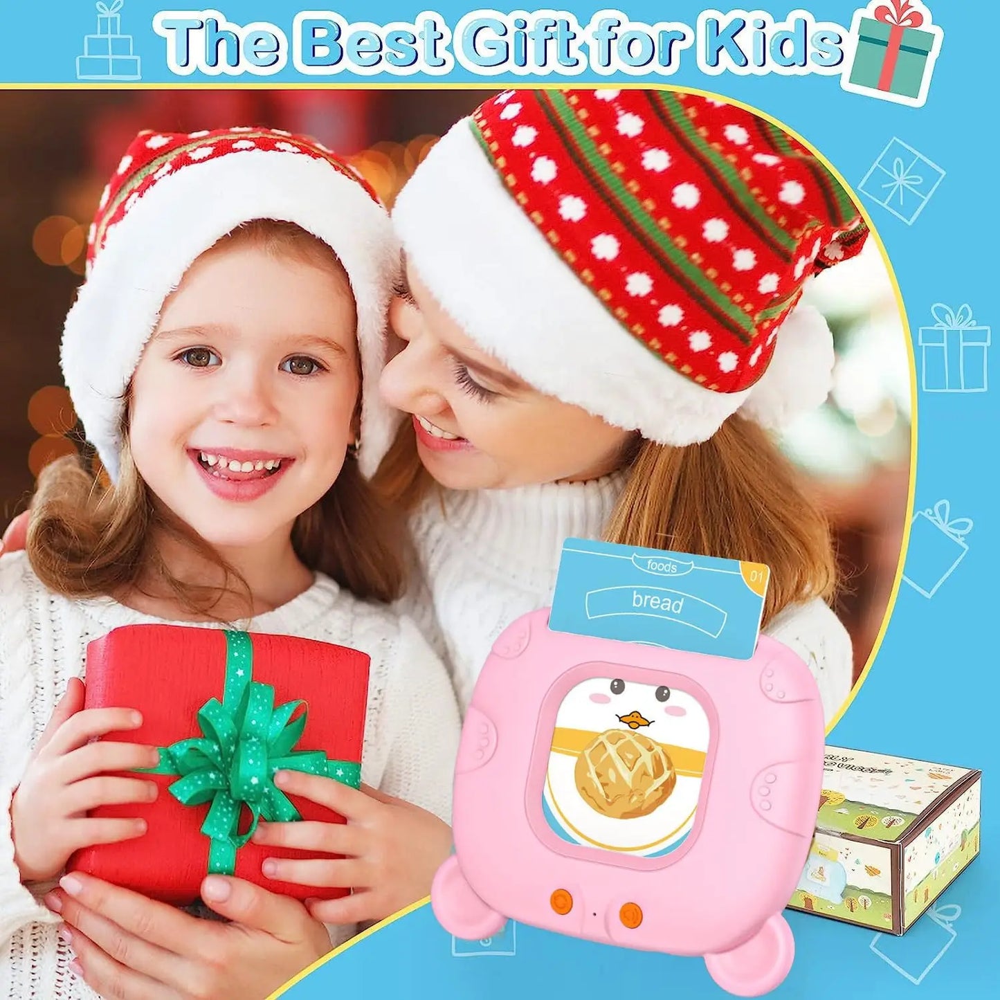 Toddler Toys for Boys Girls Autism Sensory Toys Learning Montessori Toys Speech Therapy Toys 224 Sight Words Talking Flash Cards