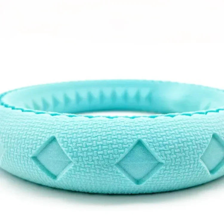 TPR Pet Flying Discs Dog Training Ring Puller Resistant Bite Floating Toy Puppy Outdoor Interactive Game Playing Products Supply
