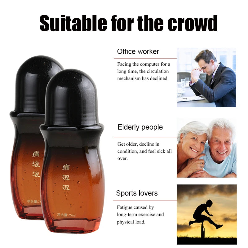Guasha Oil Massage Muscle Sprain Bruises Lubricating Smooth Promote Blood Circulation SPA Massage Tool Health Care 75ML