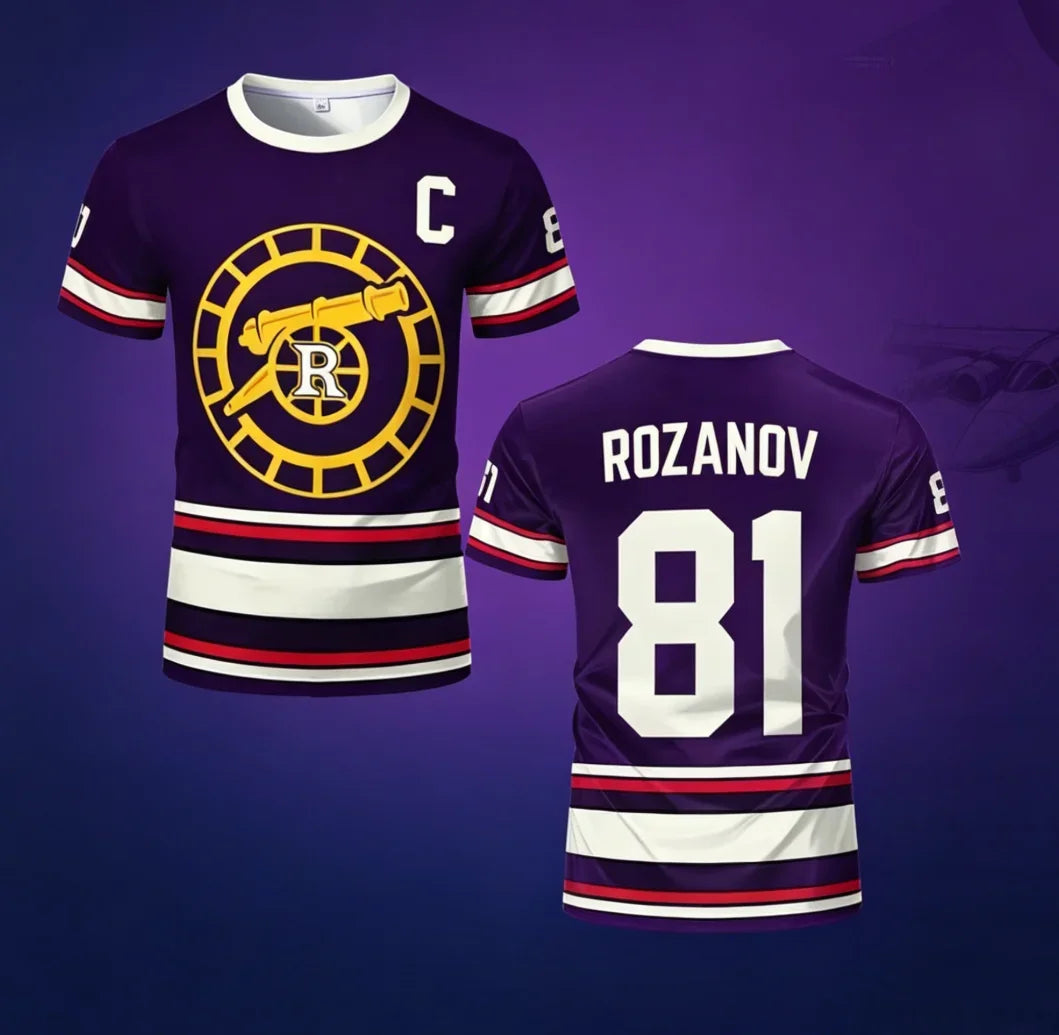 Heated Rivalry Hockey Jersey Summer Outdoor Sports Breathable Short-Sleeve T-Shirt Y2K Unisex Harajuku Style Casual Fashion Top