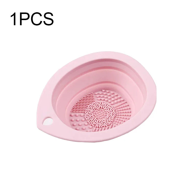 1/2PCS Silicone Makeup Cleaning Mat for Cleaning Makeup Brushes Makeup Brushes Wash Brush Cleaner Tool HZSQJGZ04