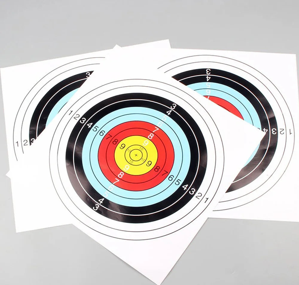Archery Targets Paper,  Bow and Arrow Targets for Hunting Backyard, Archery Target Practice Accessories