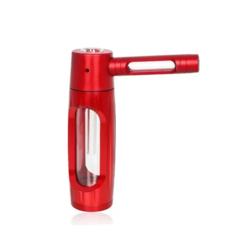 Handheld Smoking Pipe Grass Hookah Set with Dry Burning Glass Tobacco Bowl Cigarette Filters Shisha Pipes Smoke Accessories