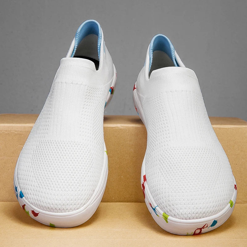 Men's wide shoes, large size casual shoes, suitable for people with fat feet wide feet, soft and light walking shoes
