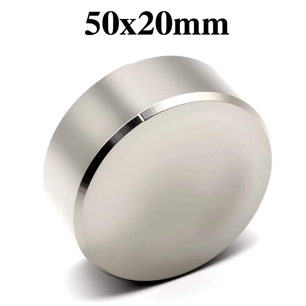 50x20mm Super Powerful Round Magnet Neodymium Magnet NdfeB N35 Strong Permanent Magnetic imanes Refrigerator Magnet