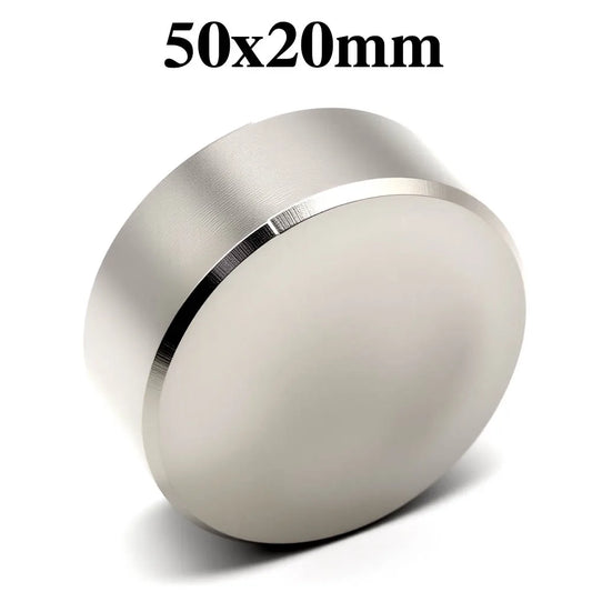 50x20mm Super Powerful Round Magnet Neodymium Magnet NdfeB N35 Strong Permanent Magnetic imanes Refrigerator Magnet