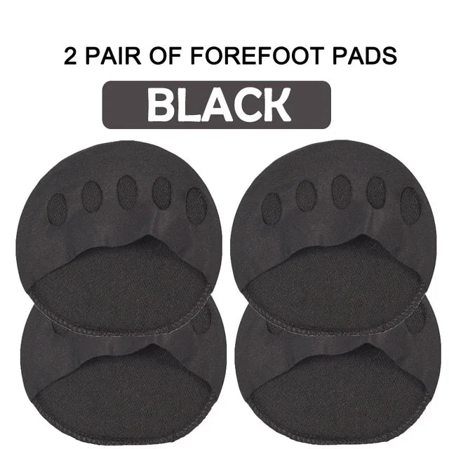 Forefoot Pads for Women High Heel Anti-slip Metatarsal Half Insoles Five Toe Breathable Pain Relief Inserts Feet Care Cushions