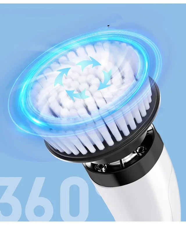 Household Cordless Spin Scrubber Kitchen Gadgets Hair Brushes Bathroom Broom Toilet Mops Electric Multipurpose Cleaning Brush