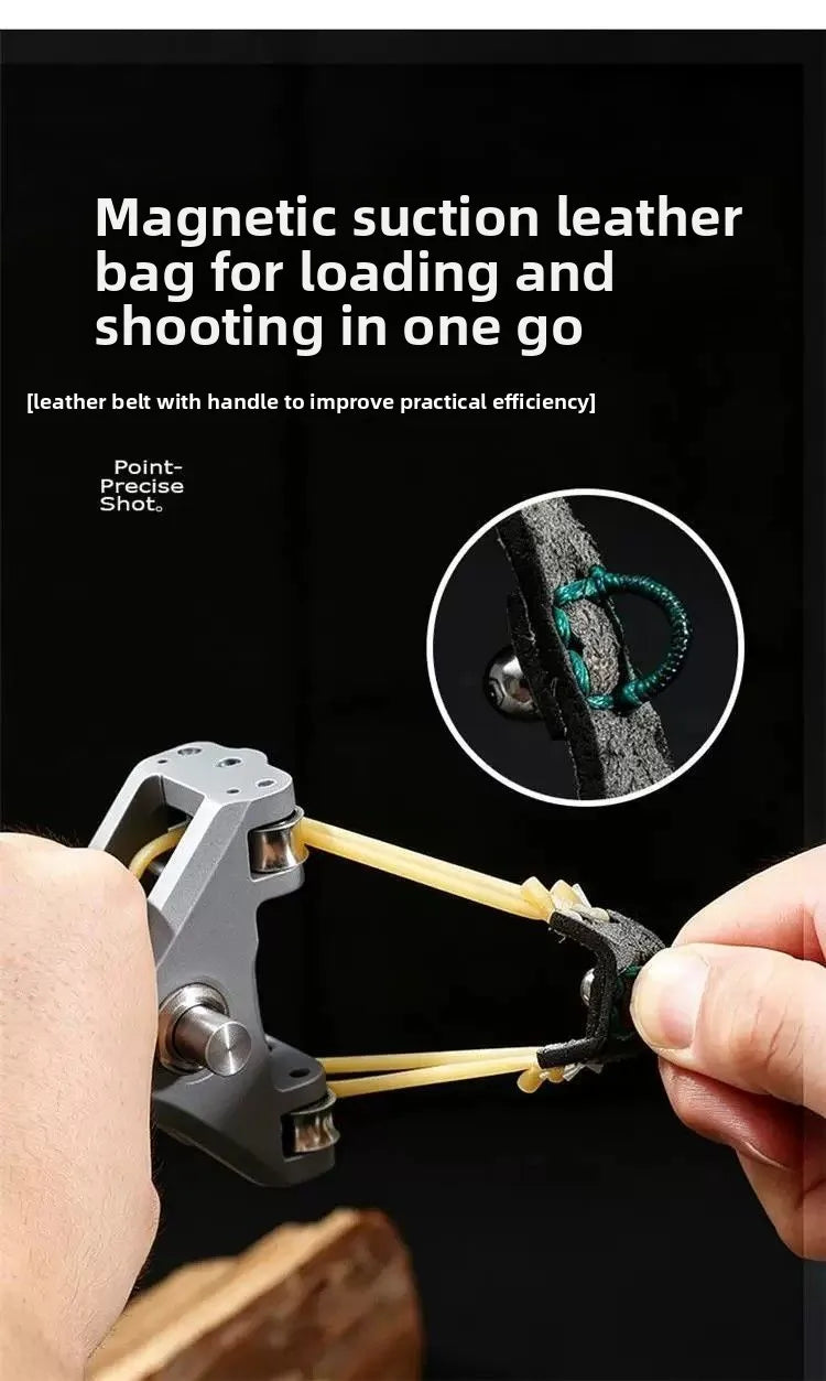 Automatic Slingshot Adult Outdoor Shooting Competition Specialized Slingshot Toy HALF METAL HALF PLASTIC 3D Print Sling Shot