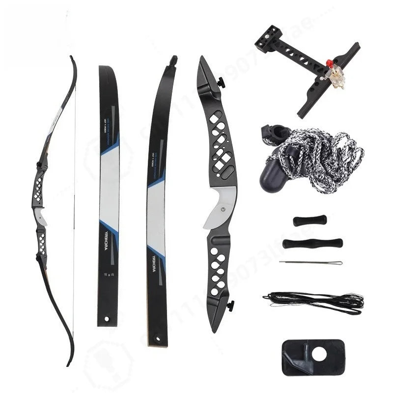 68 Inch Takedown Recurve Bow 16‑38Lbs Draw Weight Archery Equipment For Outdoor Sport Target Shooting Training Practice