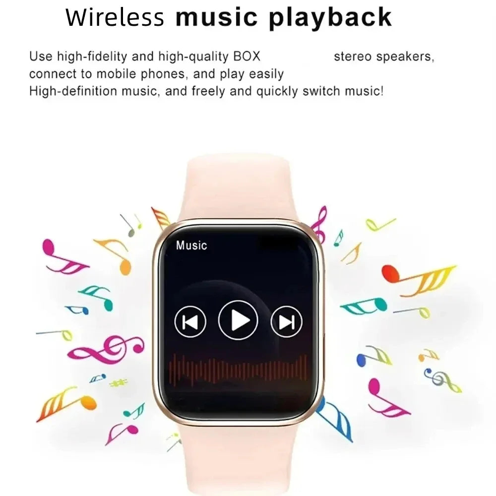 2025 New Smartwatch For Men Android IOS Phone 1.73" Screen Bluetooth Call Blood Oxygen Pressure Monitoring Smart Watch Women