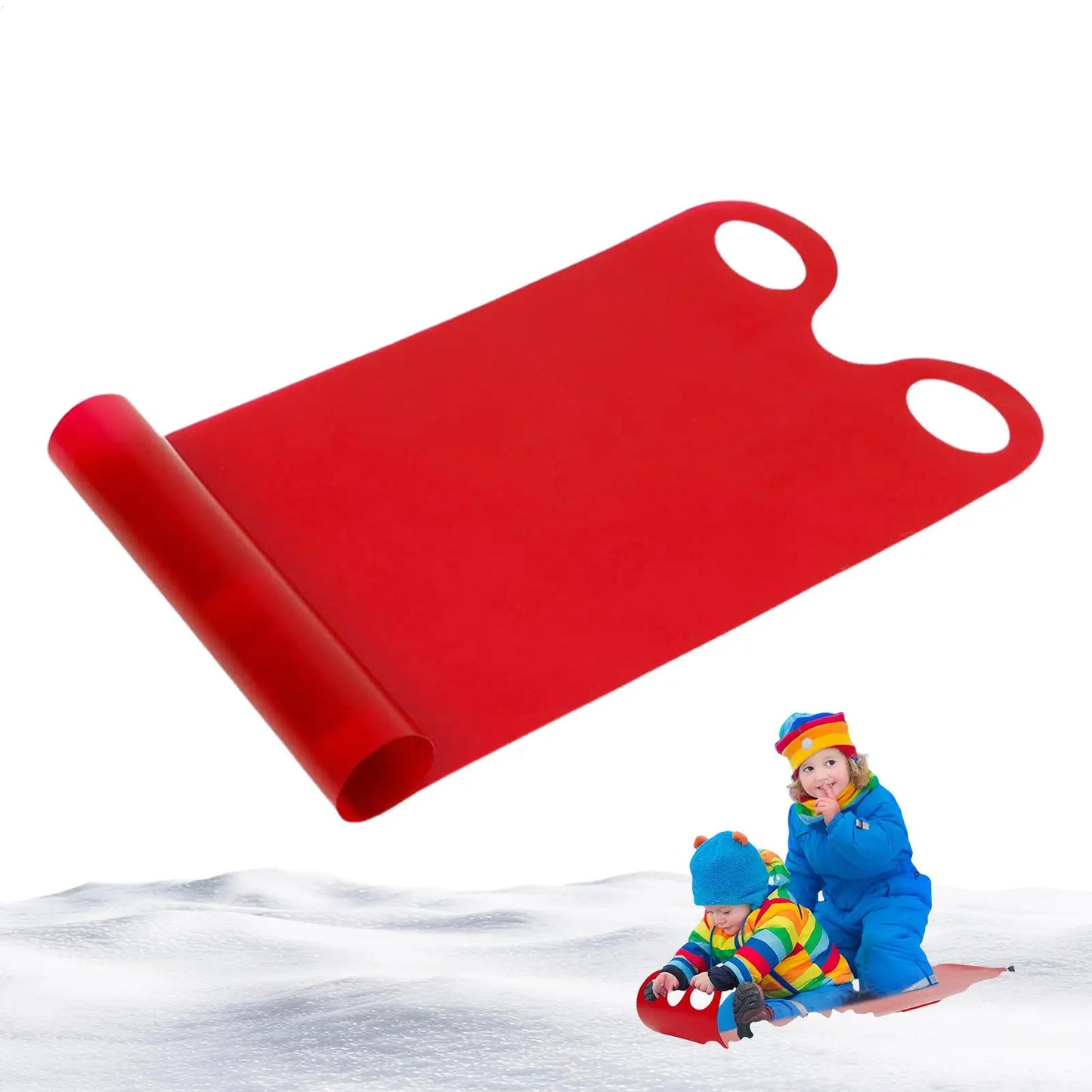 Roll Up Sled For Kids High Speed Snow Sled Lightweight For Beach Grass Sand Sliding Portable Winter Snow Sled Outdoor Activities