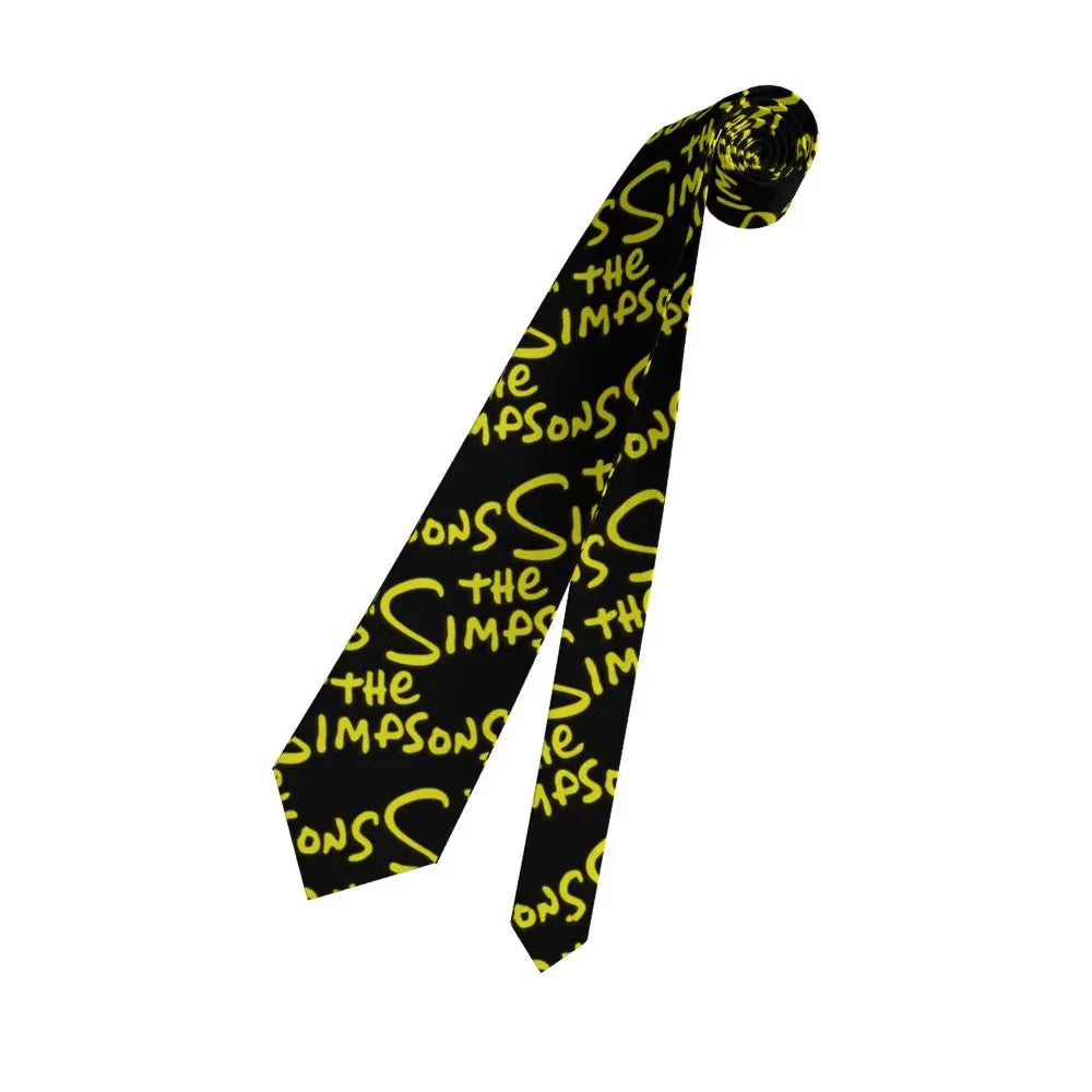 Personalized The S-Simpsones Homer Neck Ties Men Formal Silk Wedding Neckties