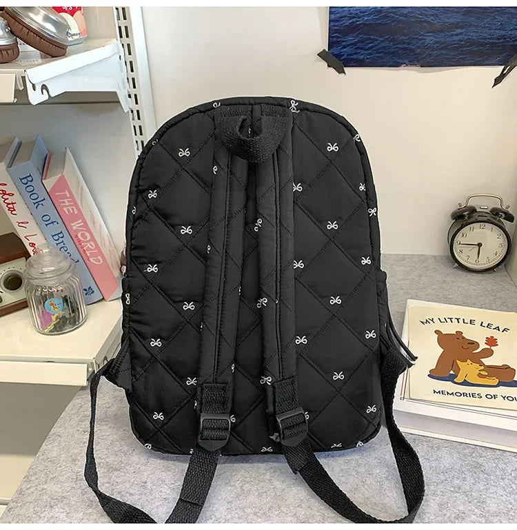 New Large Capacity Children's School Backpack Lightweight Bow Students Schoolbag School Bags Boys Girls Tutoring Bag Laptop Bag