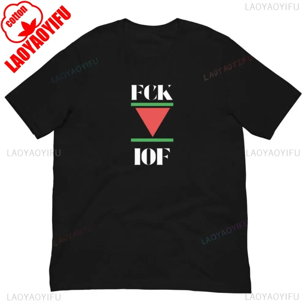 Palestine T Shirt Red Triangle Palestinian Resistance Tee Graphic Political Shirt Clothing Land Back Leftist Activism