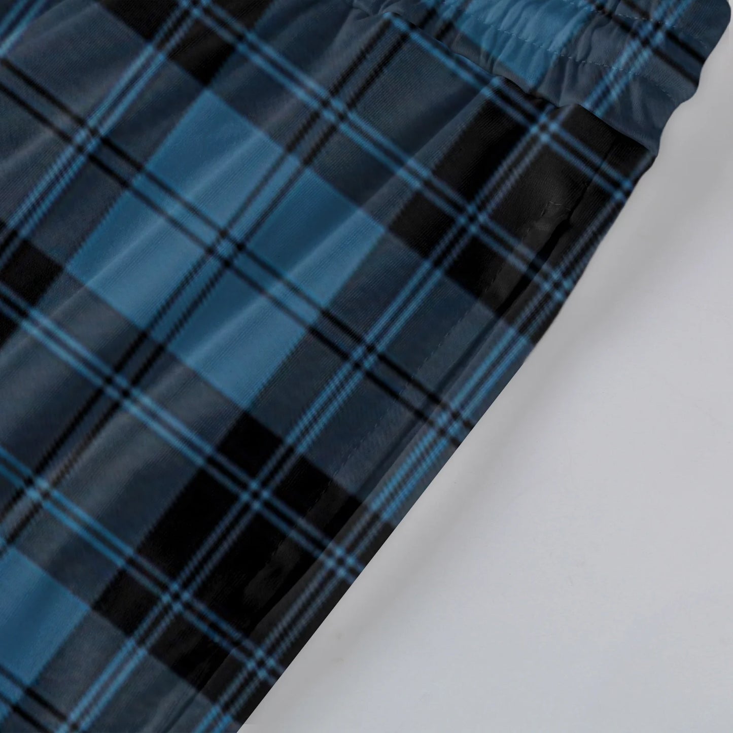 Men'S Plaid Casual Pants Checkered Pattern Cuffed Design Comfortable Fabric Suitable Daily Wear All Seasons Trendy Pajama Pants