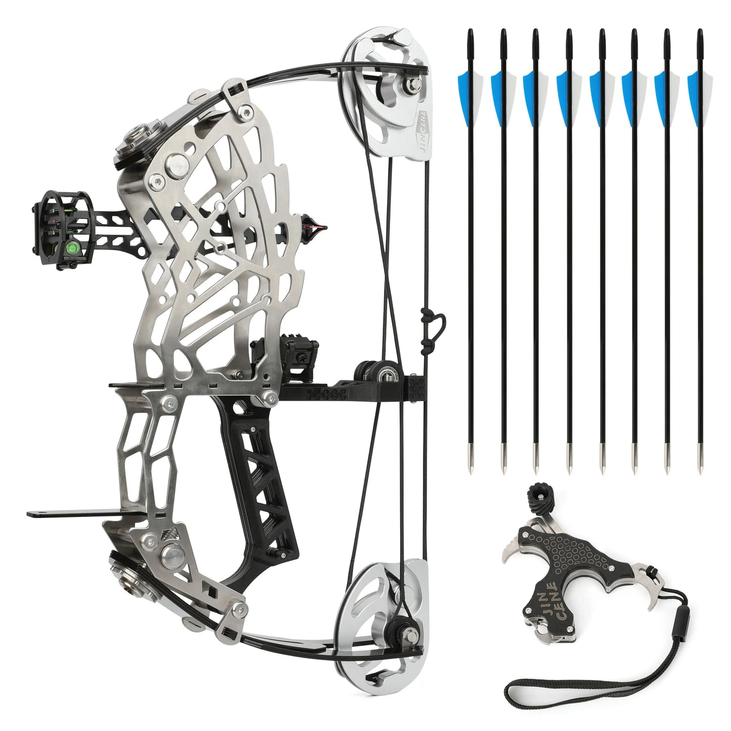 Archery Compound Bow 10lbs/12lbs/16lbs/15-32lbs High-Elastic Steel Limbs Suitable Beginners Target Shooting Outdoor Practice