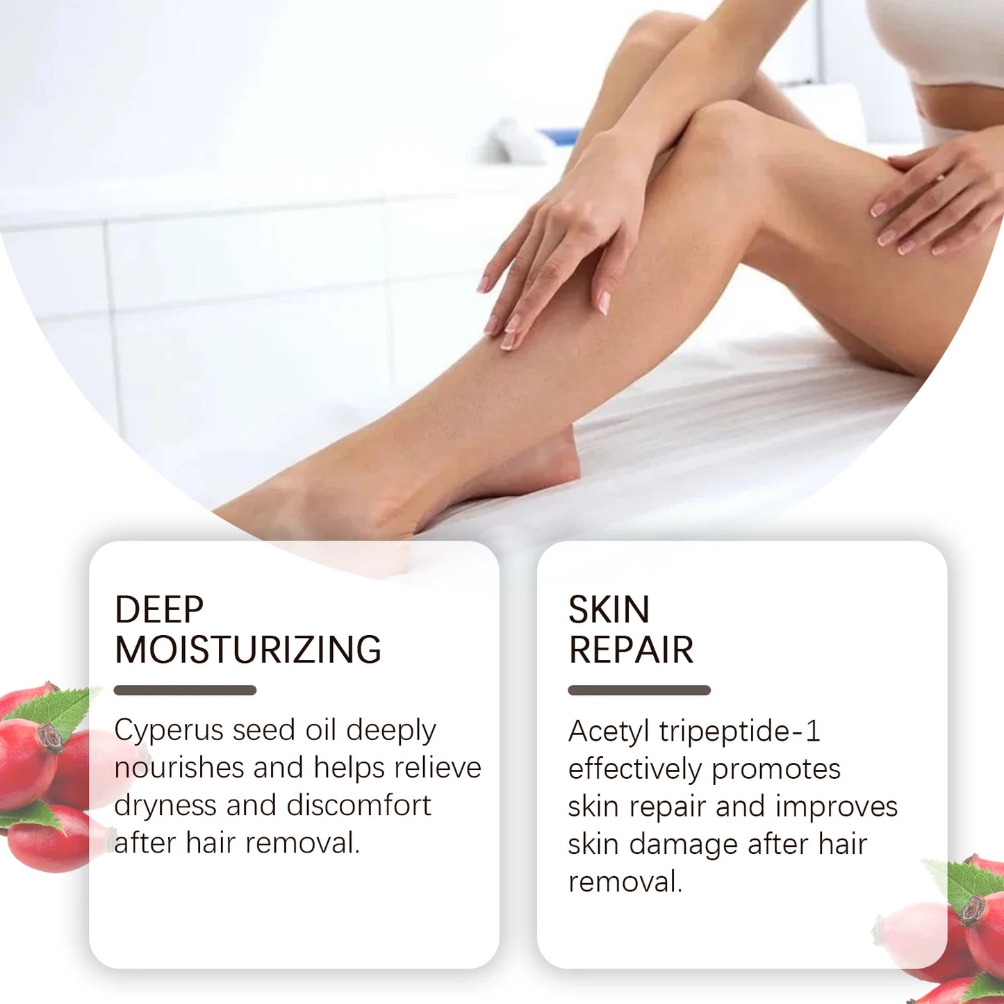 Cyperus Rotundus Depilatory Oil Formula Of Multiple Plant Essential Oils Slows Down Stimulation Of Hair Growth Nourish Protect