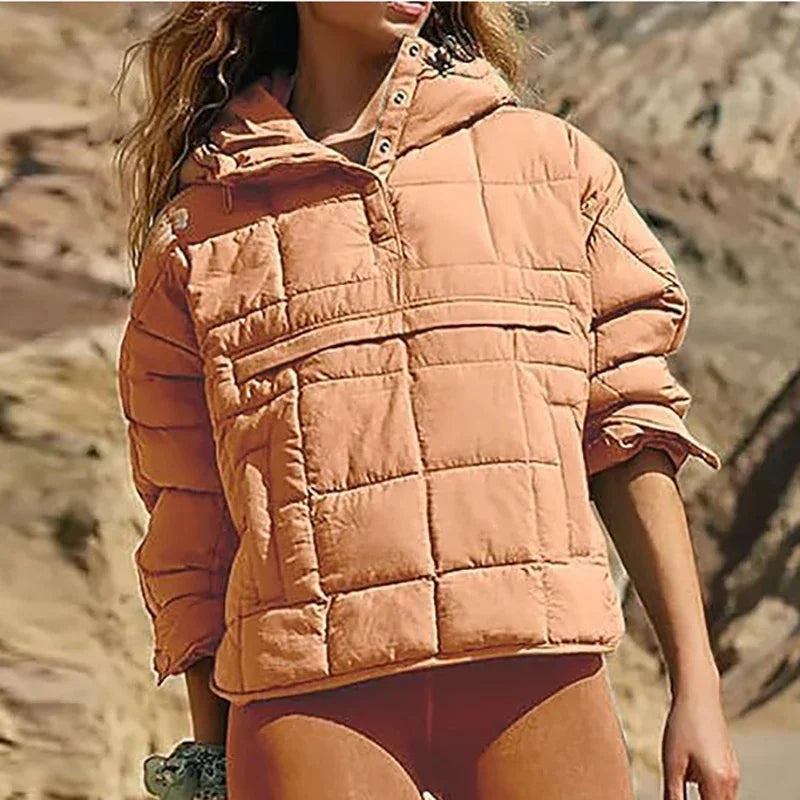 Winter Coat Women Casual Hoodies Jackets For Women Fashion Pocket Warm Long Sleeve Outerwear 2023