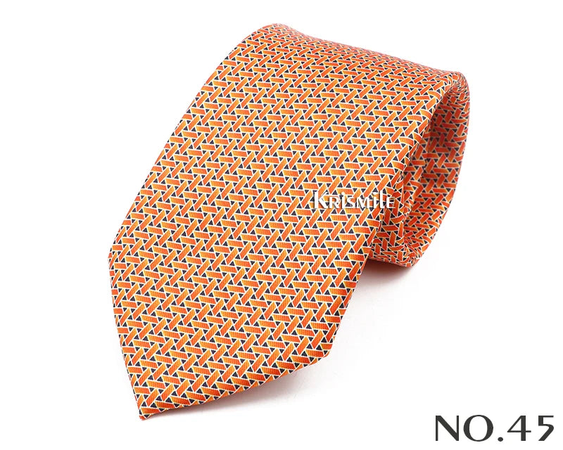 New Design Bohemian Style Necktie For Men Silk Touch Soft Blue Red Yellow Necktie Fit Wedding Party Business Office Accessory